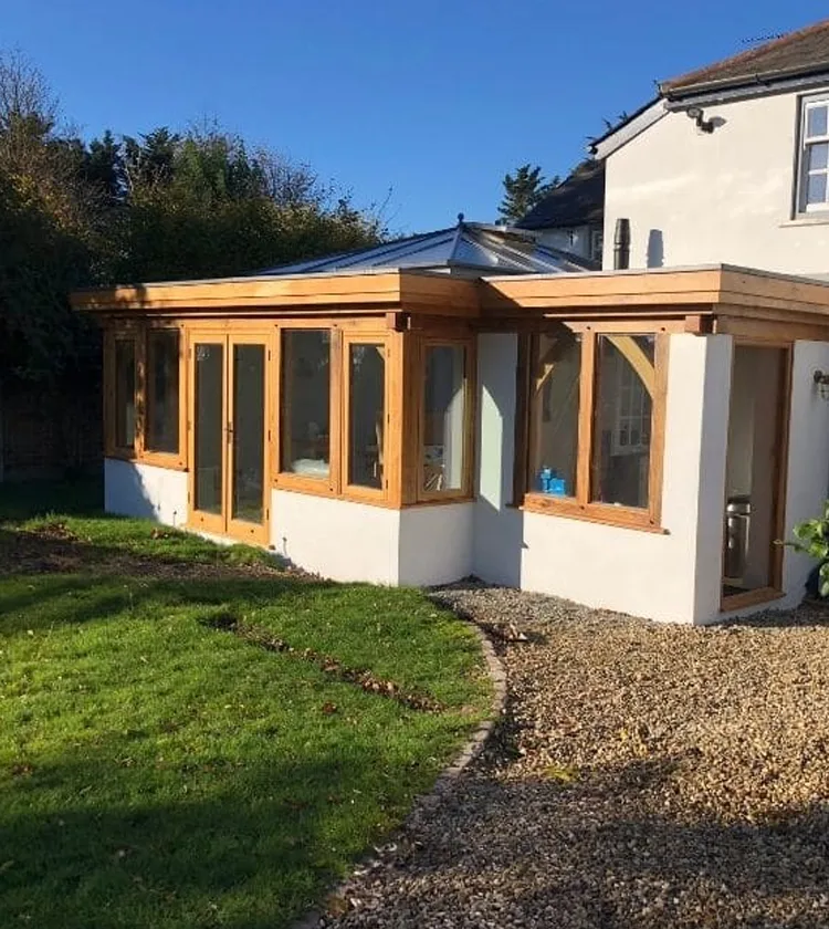 Timber house extension